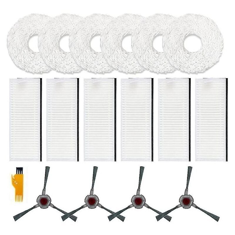 Accessoires pour robot Deebot N9 N9+, brosse latérale, filtre HEPA, chiffon de nettoyage, accessoires de rechange