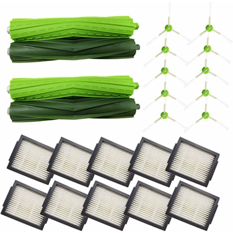 Accessoires pour robots aspirateurs, brosses, filtres, sacs à poussière