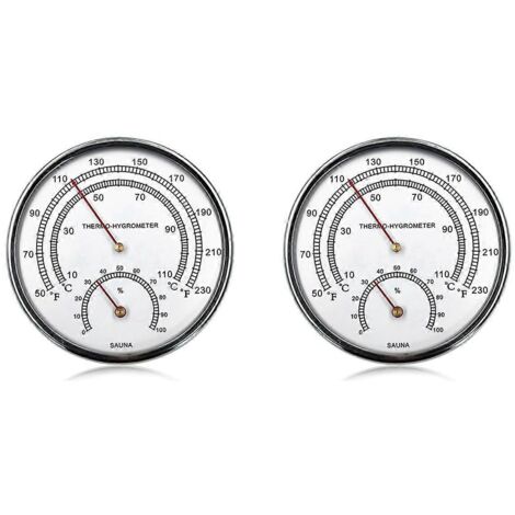 Accessoires pour sauna : Thermomètre de sauna avec trou de suspension ---