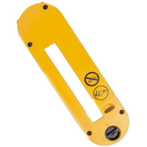 Accessoires pour scie circulaire DWE7402DI : Plaque de gorge pour rainureuse, Lames à rainurer