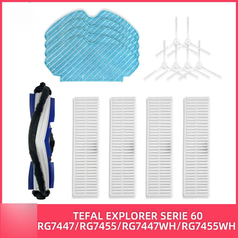 Accessoires pour Tefal Rowenta Sweeper X-plorer Serie60 RG7447 RG7455WH