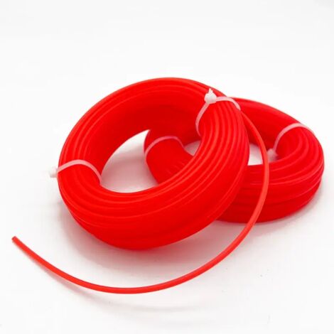Accessoires pour tondeuses à essence : fil de coupe cylindrique de 2,4 mm  fil de coupe pour tête de débroussailleuse 0626-AquaForge