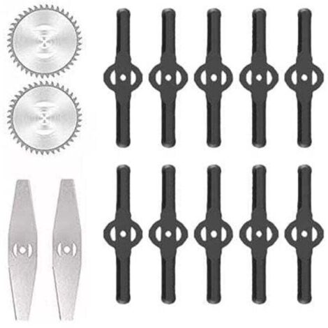 Accessoires pour tondeuses à gazon Lames de désherbeur électrique Lames de scie Manche télescopique léger pour la coupe du gazon, l'entretien de l'allée et du jardin
