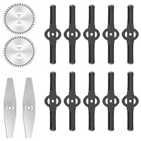 Accessoires pour tondeuses à gazon Lames de désherbeur électrique Lames de scie Manche télescopique léger pour la coupe du gazon, l'entretien de l'allée et du jardin--