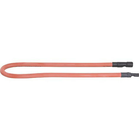 Accessoires pour Transfo d allumage Cable d allumage silicone rouge, coupe a la longue des 2 cotes 4 mm prise 450 mm de long