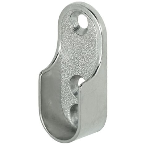 Accessoires pour tube de penderie 803.33 en alliage zingué - nickelé - 30 mm - HAFELE
