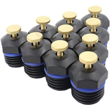 Accessoires pour tuyaux d'arrosage : raccords mâles 1/2 pouce, 10 pouces, réglables, pour irrigation goutte à goutte à micro-débit.-AquaForge