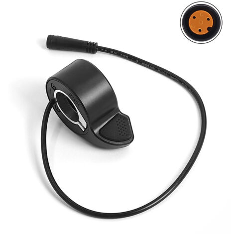 Accessoires pour vélos/trottinettes électriques au lithium-ion : commande de vitesse par levier de vitesse au pouce 270X, accélérateur à effet Hall, contrôle de vitesse de la poignée d'accélérateur