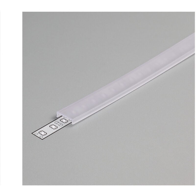 Profilierte Diffusor-Clips Zubehör 15,4mm - 17,6mm Weiß - 17,6mm - 2000mm