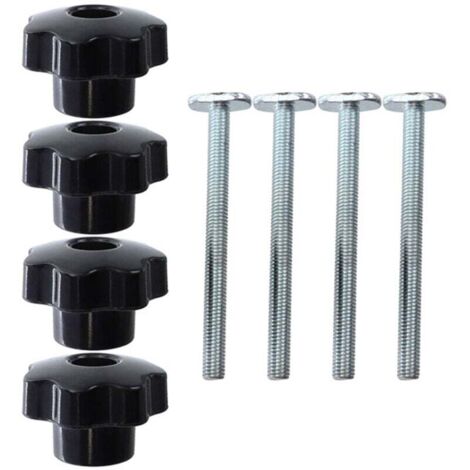 Accessoires Rainure En T Pour Travail Du Bois 4 Poignées Et 4 Vis Incluses