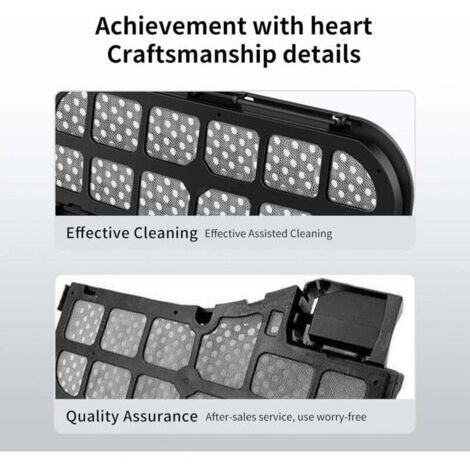 Accessoires Roborock S8 Pro Ultra : Filtre de base de rechange et ensemble de brosses rotatives pour aspirateur (paquet de 2 pièces)