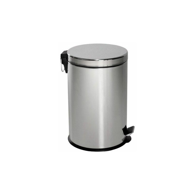 Poubelle de cuisine/salle de bain en acier inoxydable Maurer 20 litres 30x44 cm.