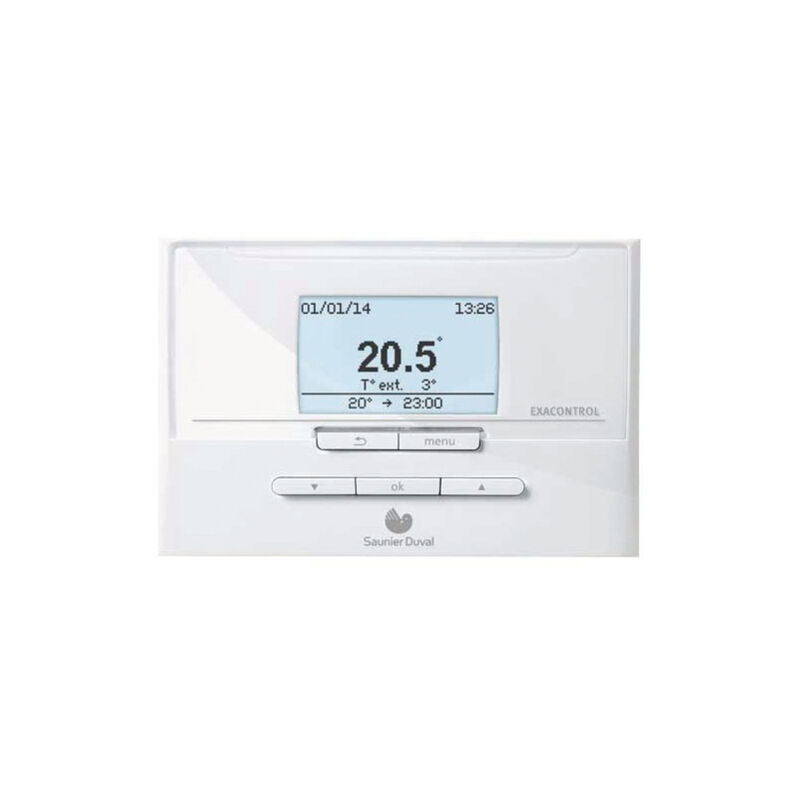 Saunier Duval - Thermostat programmation Exacontrol E7R c-b