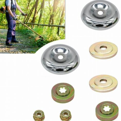 Accessoires universels pour tondeuses à gazon, comprenant têtes de coupe, lames, joints et housses de protection - 8 pièces