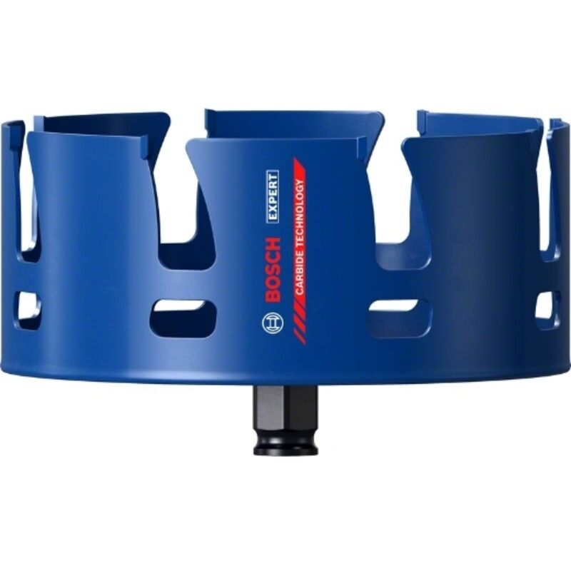 Bosch - Professional 1x Sega de corona Expert Materiale da costruzione (per legno dolce, ø 159 mm, accessori trapano a percussione rotante de)