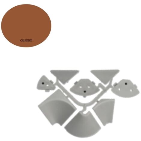 Accessori alzatina triangolare colore ciliegio