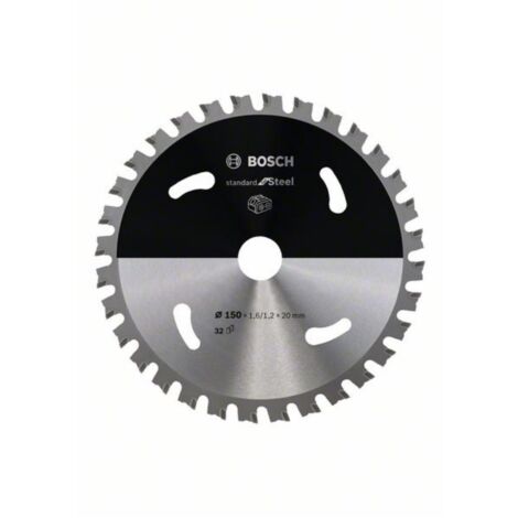 Accessori Bosch Lama circolare professionale  per acciaio (acciaio, 150 x 20 x 1,6 mm, 32 denti, accessorio  lama circolare  senza cavo)