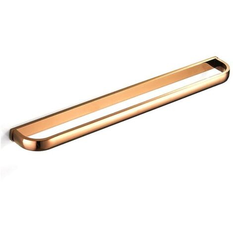Accessori da bagno in oro rosa Porta asciugamani da parete in ottone