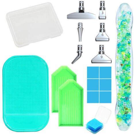 Accessori e strumenti per penna per pittura a diamante KZQ. Penna in resina per fiori artificiali. Kit fai da te per pittura a diamante.