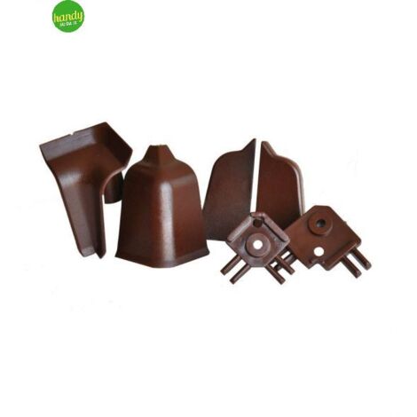 ACCESSORI MARRONE SCURO PER ALZATINA TRAPEZOIDALE