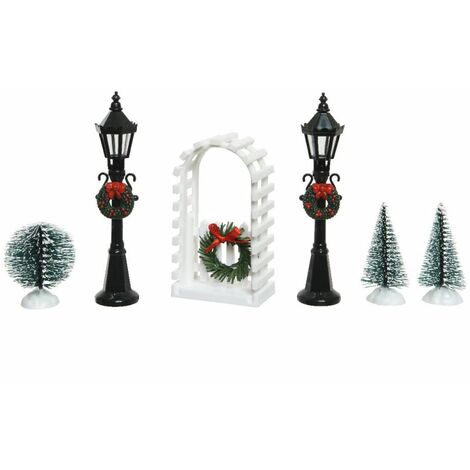 ACCESSORI NATALIZI  PER PAESAGGI ASSORTITI H12CM