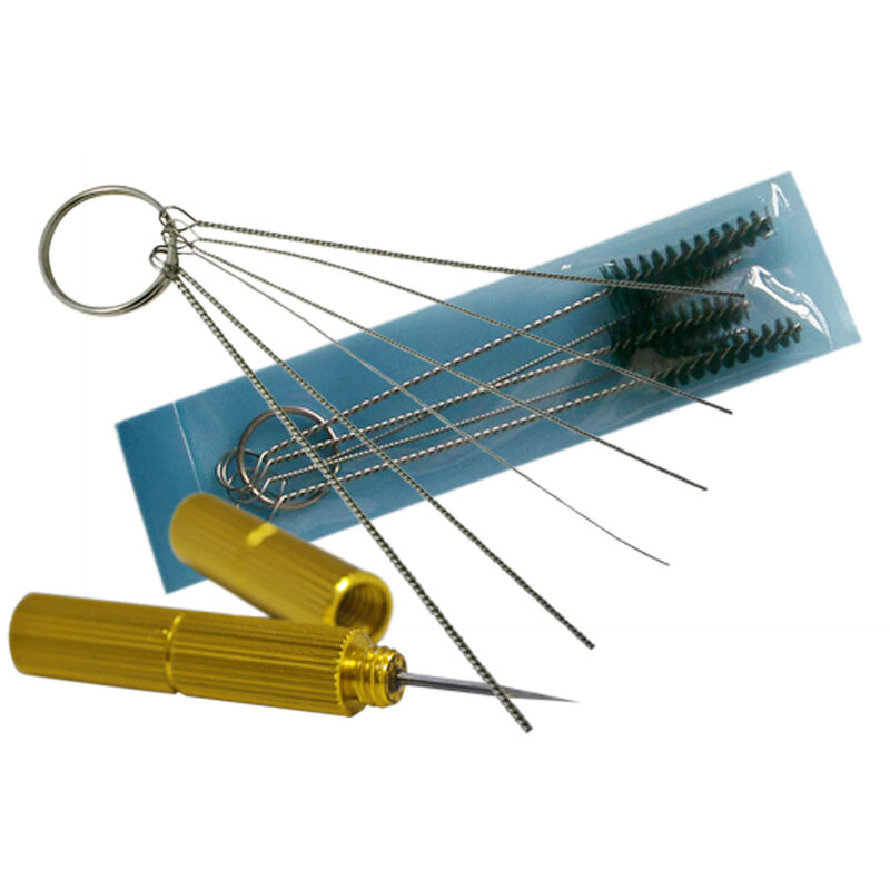Image of Xpotool - Accessori per aerografi Set di spazzole per pulizia e aghi per ugelli Acciaio Inox Nylon