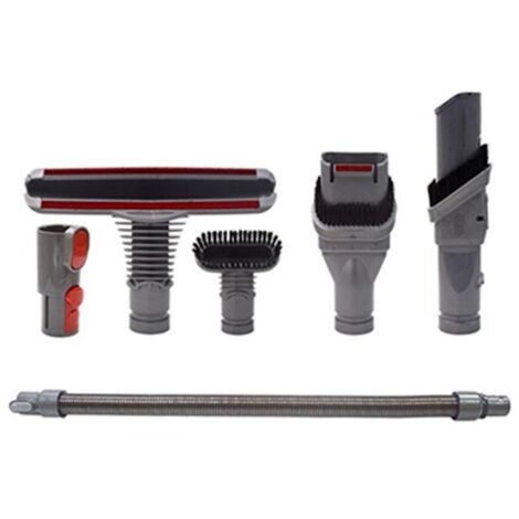 Accessori per aspirapolvere compatibili con Dyson V6/V8: accessori per aspirapolvere, adattatore DC35/45/58, testina di aspirazione, set di testine (set di sei tubi)