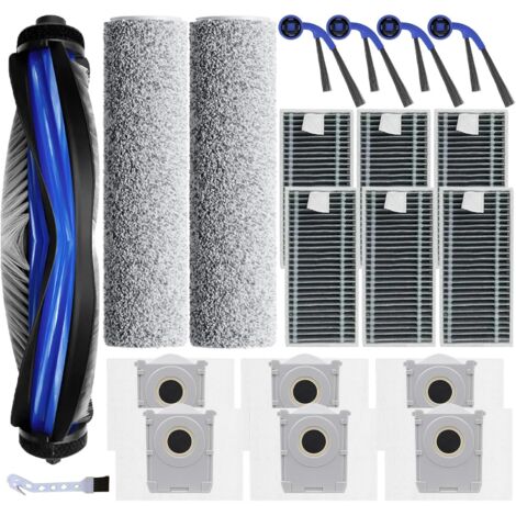 6 Sacchetti Polvere Per Aspirapolvere Robot Ecovacs Deebot X2 Omni - Ricambi Originali Alternativi