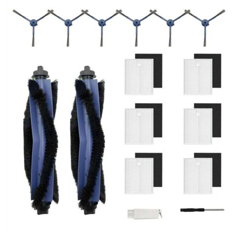 Accessori per aspirapolvere G50, G50 Hybrid, L60 e L50 con 2 spazzole principali, 6 filtri laterali, spugna e pezzi di ricambio