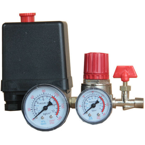 Accessori per compressori d'aria Staffa interruttore a quattro fori gruppo interruttore con valvola di regolazione della pressione e gruppo interruttore pompa gas