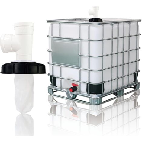 Accessori per coperchi filtro IBC, accessori per serbatoi IBC, coperchio filtro in nylon da 165 mm con coperchio superiore in argilla, rete filtrante per serbatoio di acqua piovana IBC/T verticale