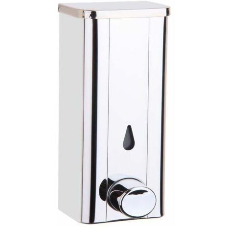 Accessori per il bagno in acciaio inossidabile 304, dispenser di sapone da parete, bottiglia lavamani, contenitore per bagno e cucina dell'hotel
