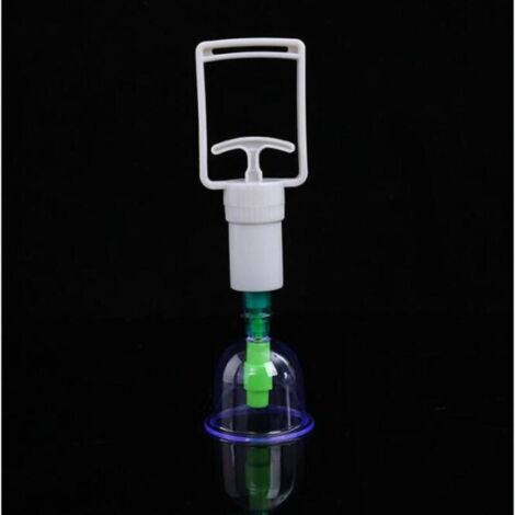 Accessori per la coppettazione domiciliare, pistola universale per coppettazione, strumento manuale per il pompaggio dell'aria per terapia e benessere.