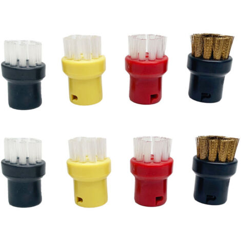Accessori per pulitori a vapore Karcher Easyfix SC1 SC2 SC3 SC4 SC5: Set di 8 spazzole rotonde