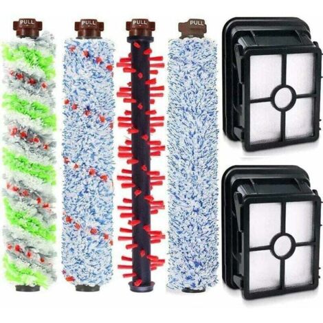 Accessori per spazzole per aspirapolvere Bissell Crosswave (4 spazzole principali + 2 filtri)