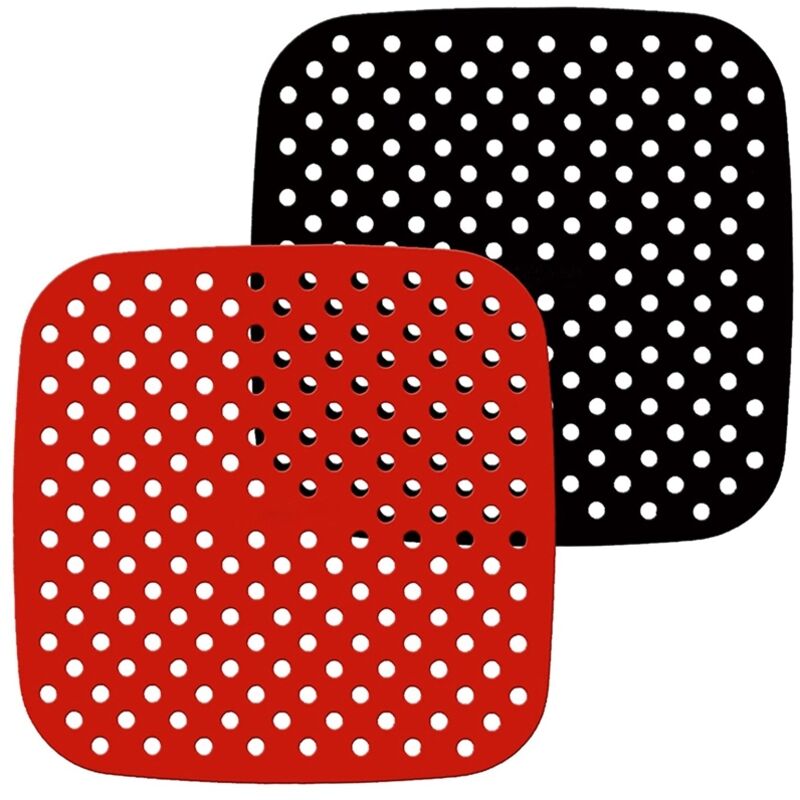Image of Rivestimenti riutilizzabili per friggitrice ad aria, tappetini per friggitrice ad aria, accessori per friggitrice ad aria per Cosori, Instant Vortex,