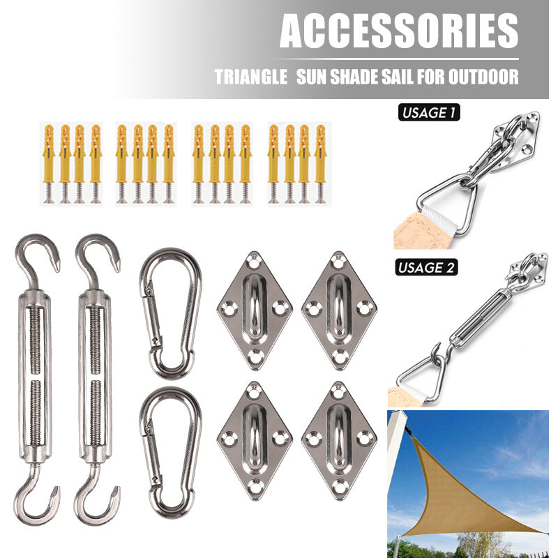 Accessori per vela ombra kit hardware in acciaio