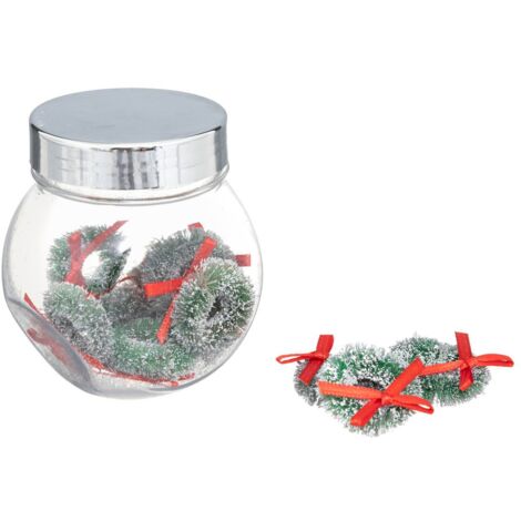 Accessori vaso corona rosso 3x8cm - Atmosphera créateur d'intérieur