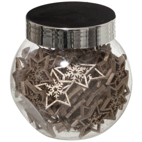 Accessori vaso di legno stella x 100 oro - Feeric lights & christmas