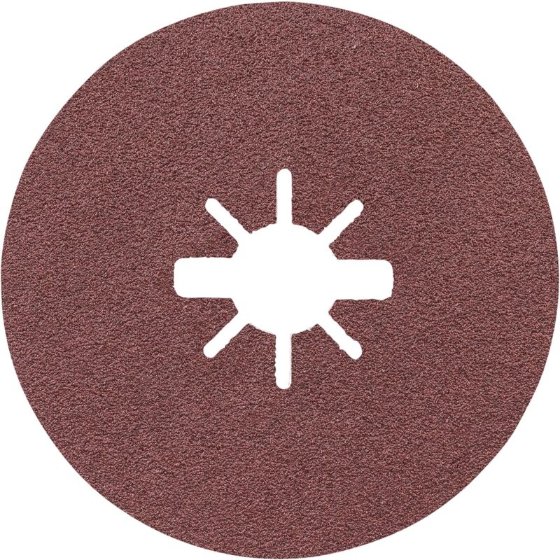 Accessories 2608619176 Disques Abrasifs sur Fibres Expert for Metal (pour les Métaux, X-LOCK, R444, Ø 125 mm, Grain 120, Alésage : 22,23 mm)