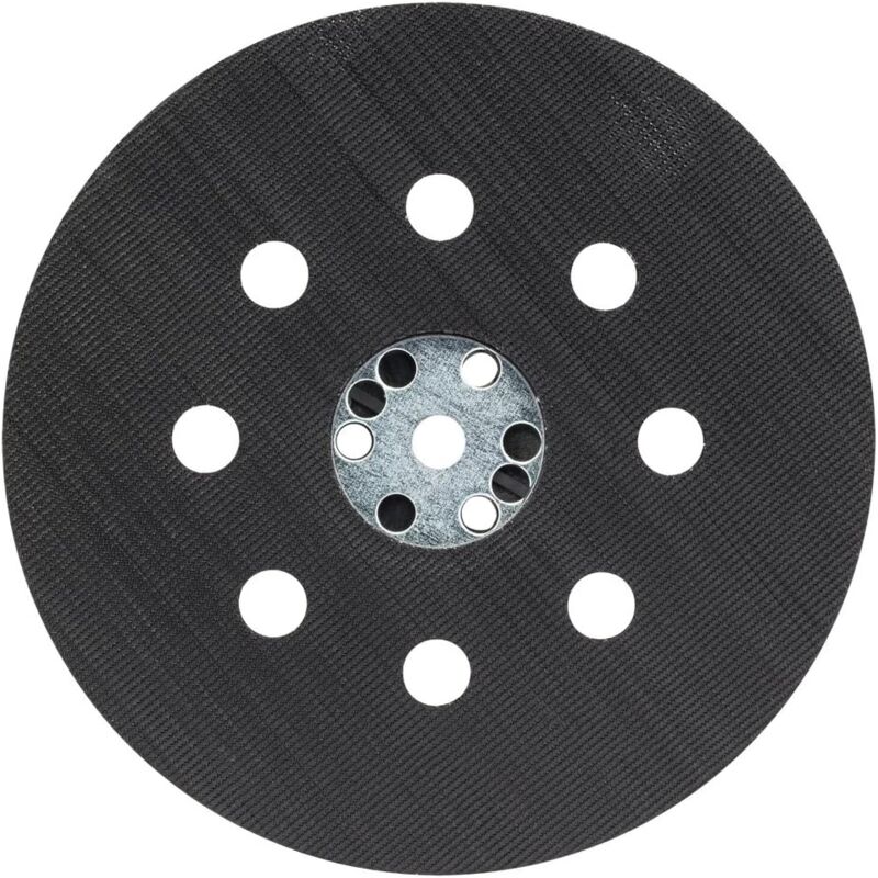 Linghhang - Accessories Medium-Hard Sanding Pad (for Paint, Putty, 8 Holes, ø 125 mm, Random Orbital Sanders Accessories) [Energy Class a+]