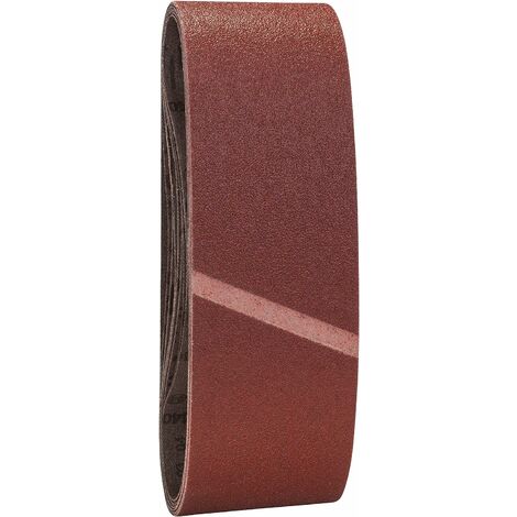 Accessories Set de 9 abrasifs pour Ponceuse à bande 75 x 533 mm Grains 3 X 60 + 3 x 80 + 3 x 100