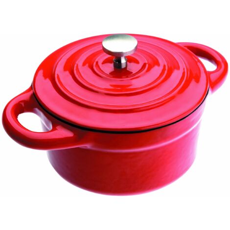 Accessorio cucina ibili mini cocotte ghisa smaltata 0.3 litro