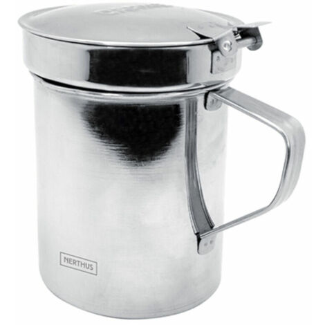 Accessorio cucina vin-bouquet grease strainer jug 425 ml acciaio