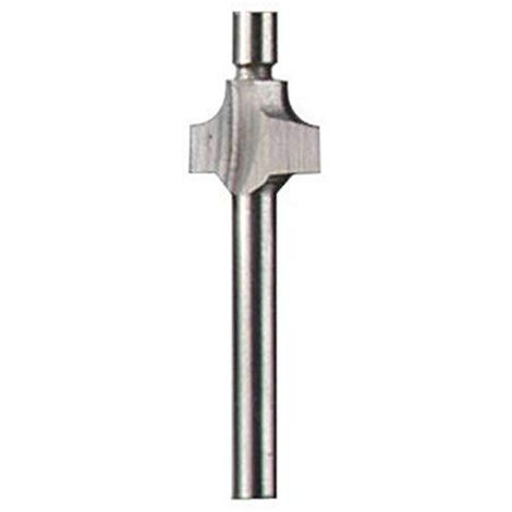 Accessorio Dremel 612 Punta per router HSS - Accessorio per utensili rotativi da 9,5 mm per intarsi e fresature
