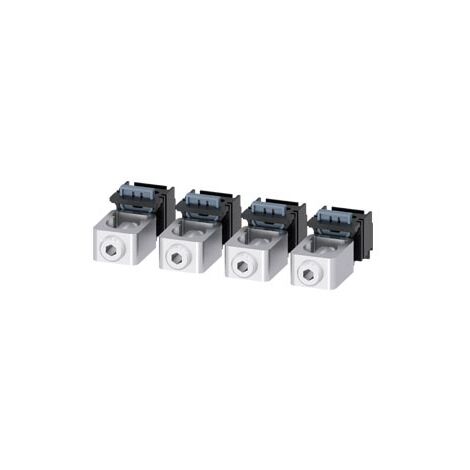 Accessorio Interruttore Bassa Tensione 3Va. Montaggio Fisso In 4 Pezzi Corpo In Alluminio Terminale A 1 Conduttore Dimensione Filo: 1,5 - 50 Mq