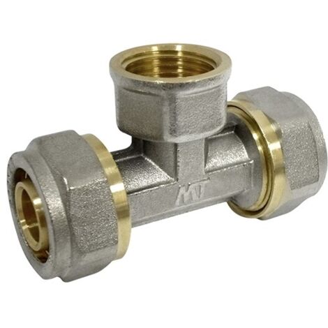 ACCESSORIO MULTISTRATO A COMPRESSIONE RACCORDO A T H - 20X3/4'