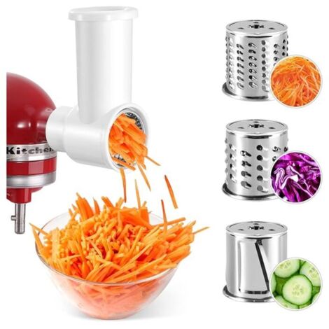 Accessorio per affettare e grattugiare per frullatore Kitchenaid, accessorio per affettare e tritare velocemente verdure per insalate e patate