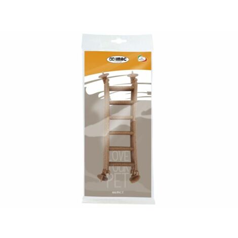 Accessorio per Gabbia IMAC 20,5 X 1 X 6,5 CM Scala Ciondolo Marrone