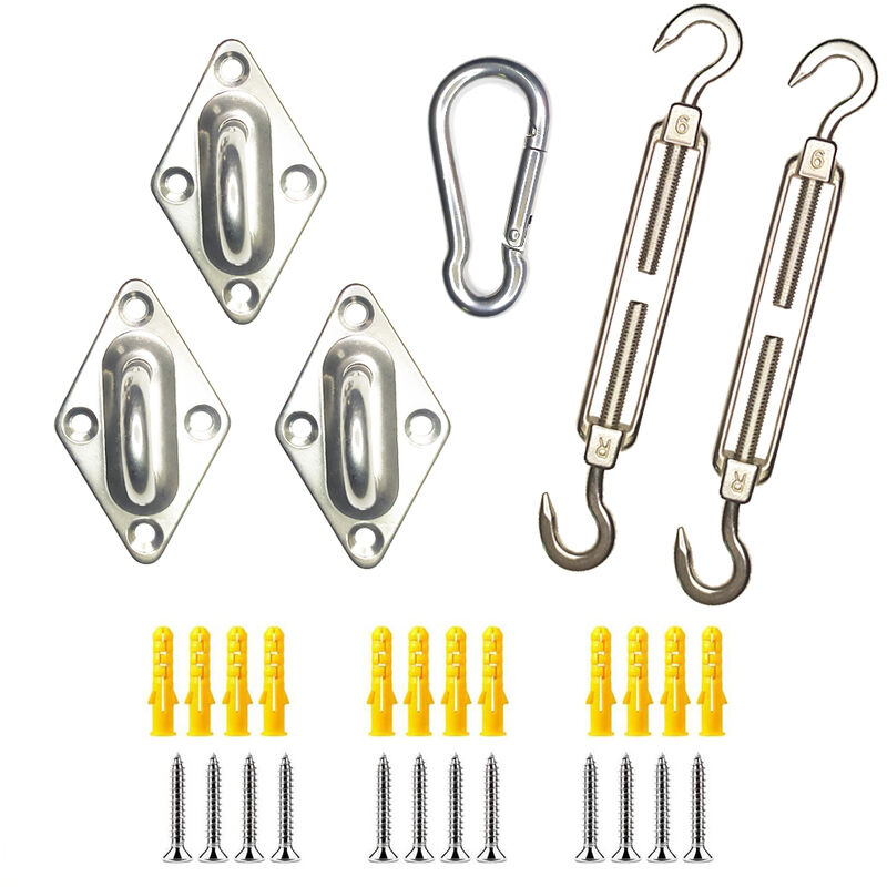 Accessorio per tettuccio a vela con parasole a